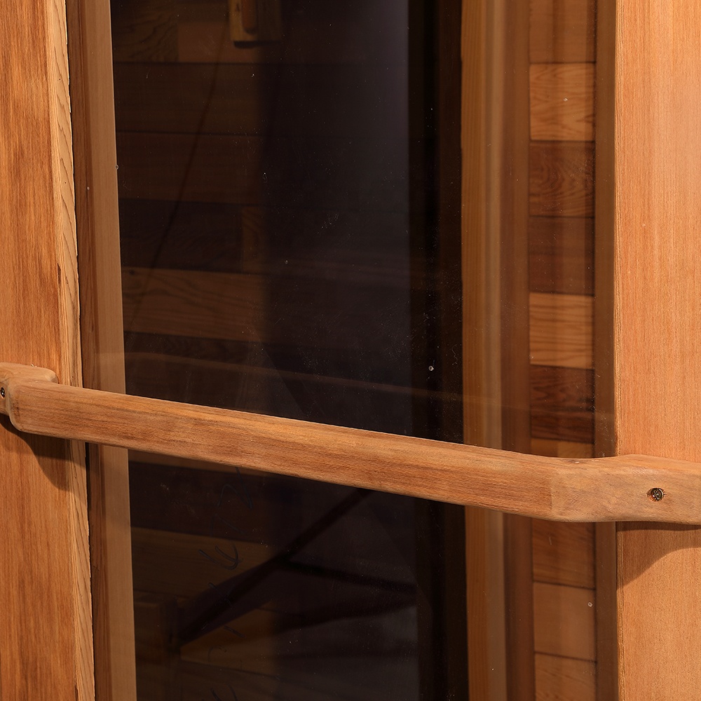 Aussensauna Panorama Zedernholz **Package DEAL**